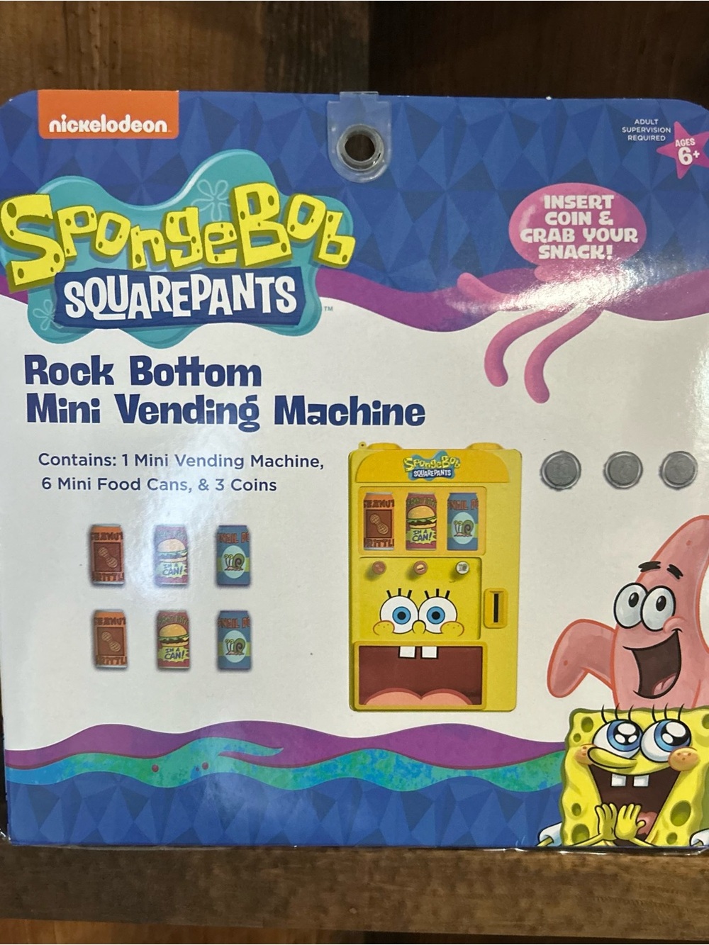 SpongeBob SquarePants Rock Bottom Mini Vending Machine Set Toy RMS New - Picture 6 of 8